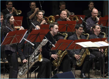 Laura Ruscelli con l'Orchestra di fiati di Padova